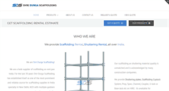 Desktop Screenshot of delhiscaffolding.com